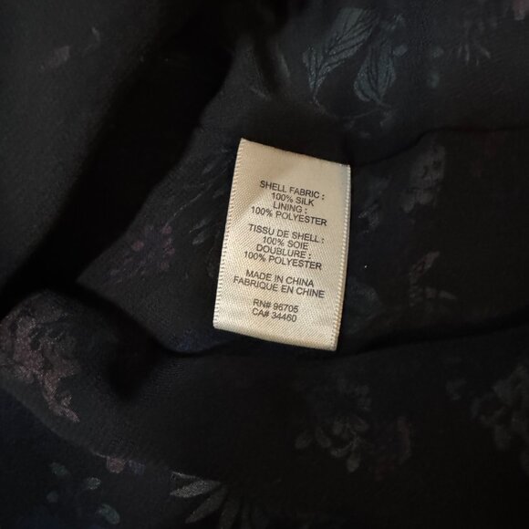 Rebecca Taylor Alice Silk Floral Print Mini Dress Size 10 - Picture 3 of 7